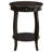 Black End Table With 1-Drawer