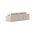  Canapé modulaire avec méridienne rembourrée en L Monroe, beige-785819191