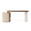 Bureau de luxe en bois massif clair-648208933