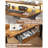 L Shaped Electric Standing Desk With Under-Desk Drawers Built-In Power Outlets-214957217