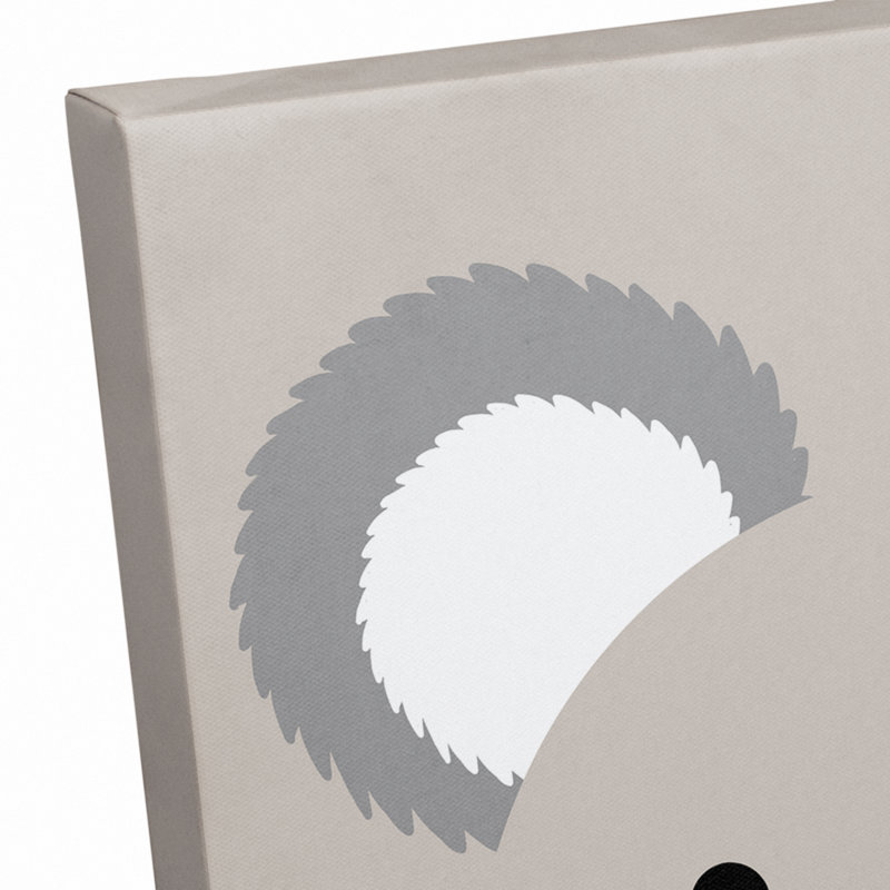 Art sur amis koala face Marko, H 12 po x l 12 po x P 1,25 po, Toile tendue