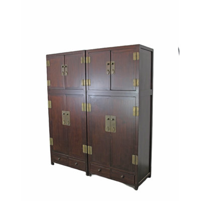 Asian Classic Solid Wood Armoire