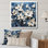 Tapisserie blanche et bleue «Magnolias» - décoration murale Magnolias