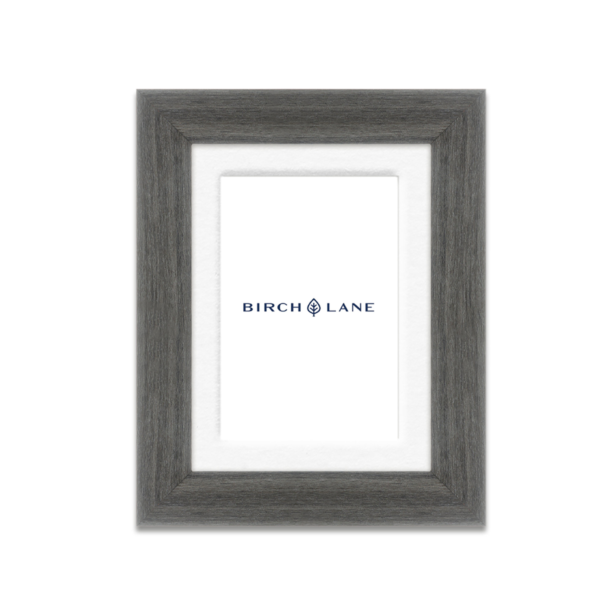 Arkhurst Wood Picture Frame with Mat, Gray, 4" x 6", 8" x 10"