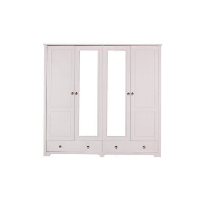 Sasha 4 Door Solid Wood Wardrobe