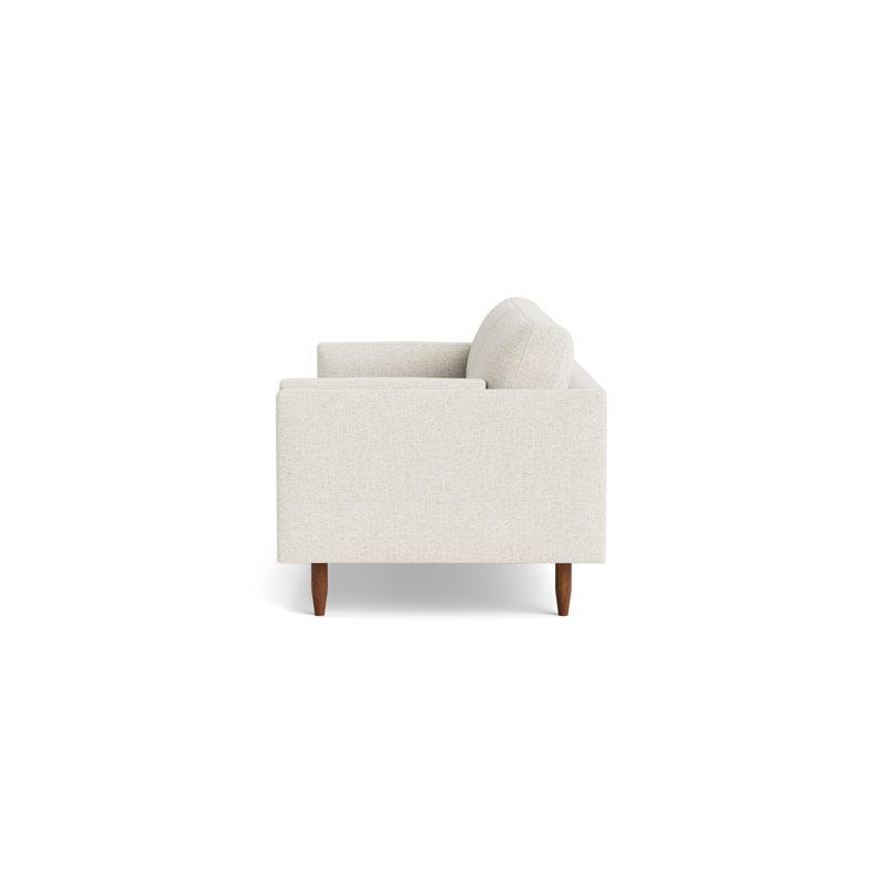 Skinny Fat Loveseat (70"), 85" W, Performance Velvet - Nutmeg