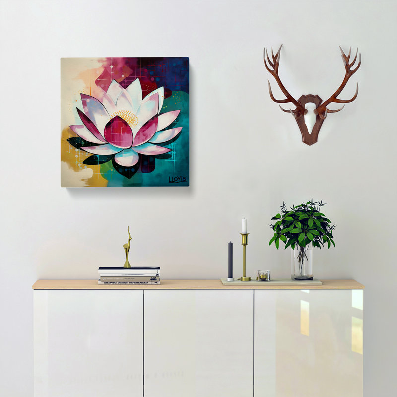 Modern Wall Art - Wrapped Canvas, 35cm H x 35cm W x 3cm D