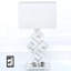 Aaru Wood Table Lamp