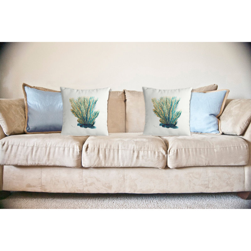 Outdoor Reversible Throw Pillow