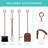 Abhik 17'' W Metal Log Rack-109467776