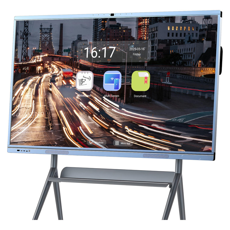 JYXCN Smart Board, améliorez l'apprentissage et la collaboration! Tableau blanc interactif tout-en-un à écran tactile avec double système et partage de nuage Parfait pour le bureau et l'éducation?