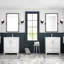 Meuble-lavabo 36 po sans comptoir au fini blanc (prêt à assembler)-135825306