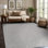 Tapis d'intérieur gris Nadene