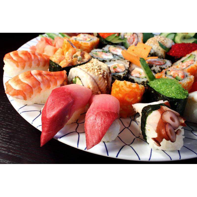 Japanese Food - Wrapped Canvas Print, 51cm H x 76cm W x 3.8cm D