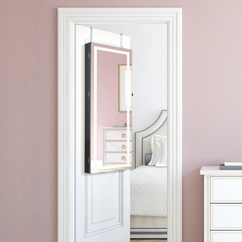 Deianna Jewelry Armoire, Black