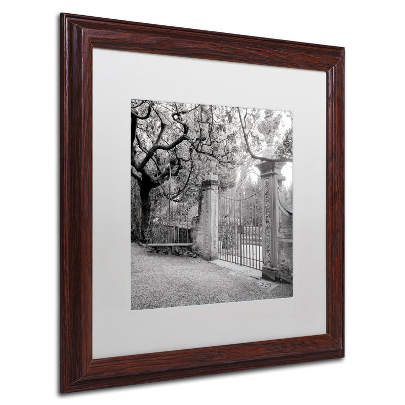 Alan Blaustein «Firenze I», reproduction de photo encadrée, H 16 po x l 16 po x P 0,5 po, Brun, Blanc