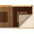 Vintage Checkered Brown Area Rug-107120125