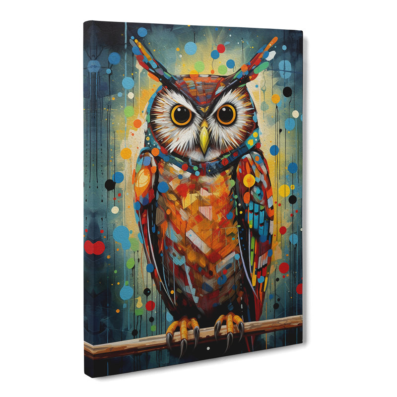 Owl Modern - Print, 76cm H x 50cm W x 3cm D