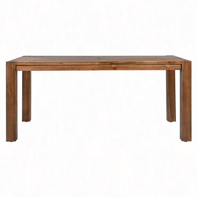 Ensemble de table et chaises de patio, ensemble de salle à manger pour 6 personnes avec trou pour parasol, ensemble de meubles de patio 7 pièces avec cadre en bois et coussin amovible pour le jardin, la cour, la pelouse et la piscine