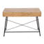 Bureau industriel en acier noir et bois brun par LumiSource