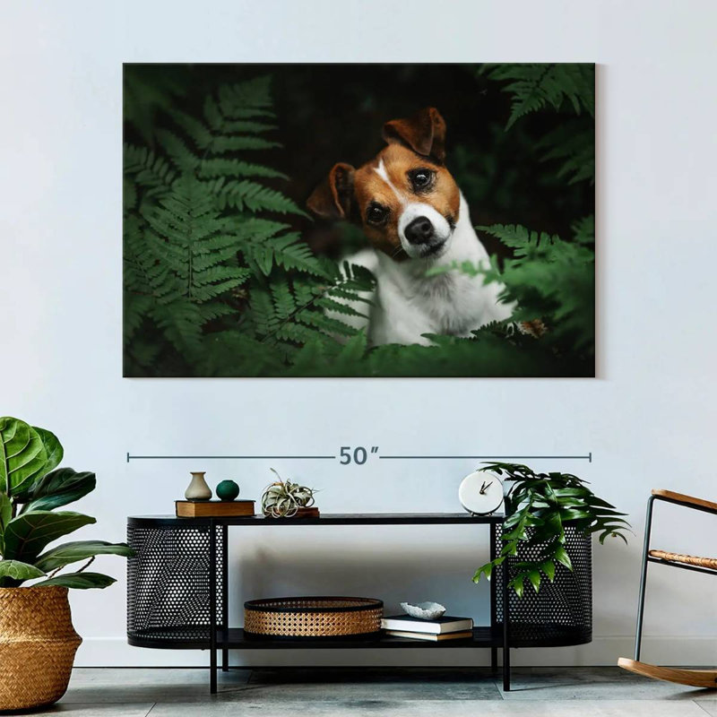 Adorable Terrier, 34" H x 51" W