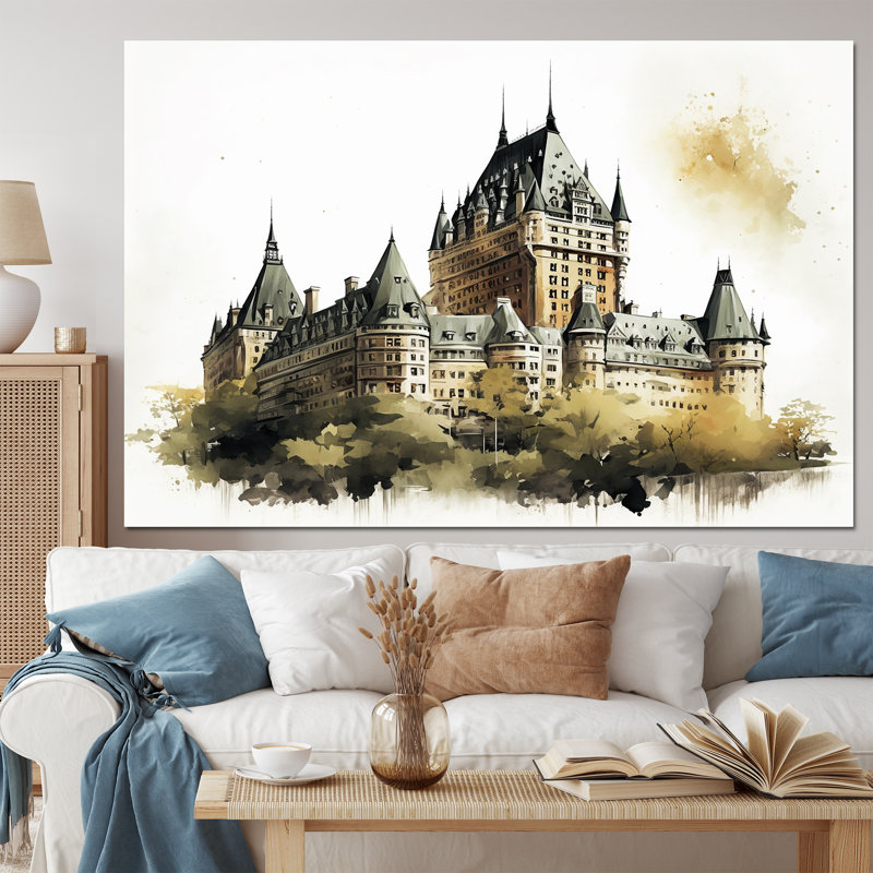 Château Frontenac au Québec - art mural Québec