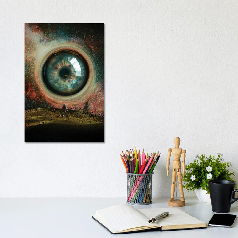 E Y E by Nicebleed - Print on Canvas, Wrapped Canvas, 30.48cm H x 20.32cm W x 1.91cm D