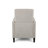 Push-Back Recliner With Stylish Details For Ultimate Relaxation-1807093169