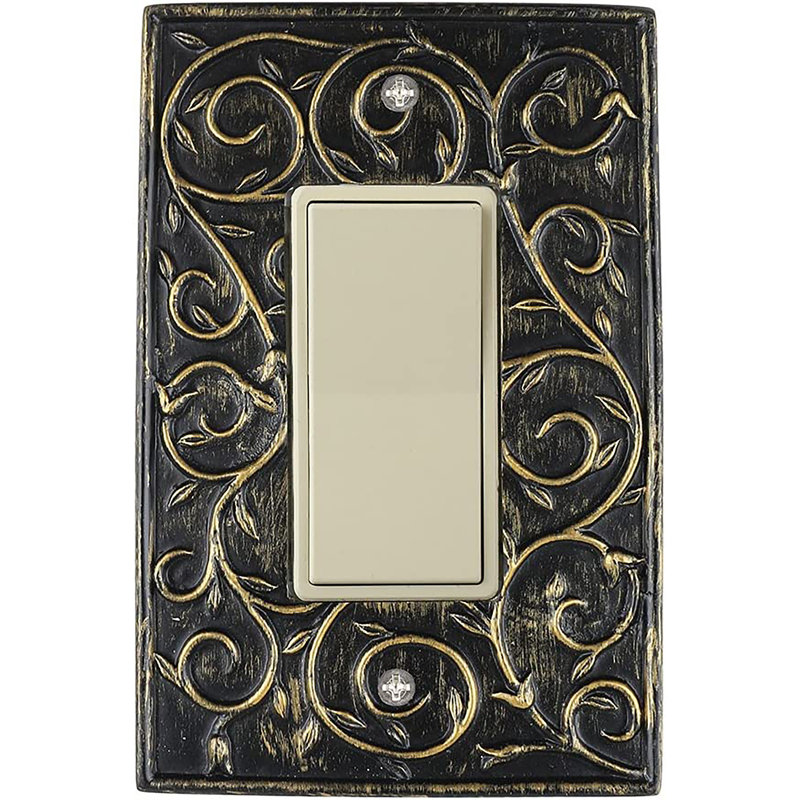 1 - Gang Rocker Standard Wall Plate, Pompeii Gold