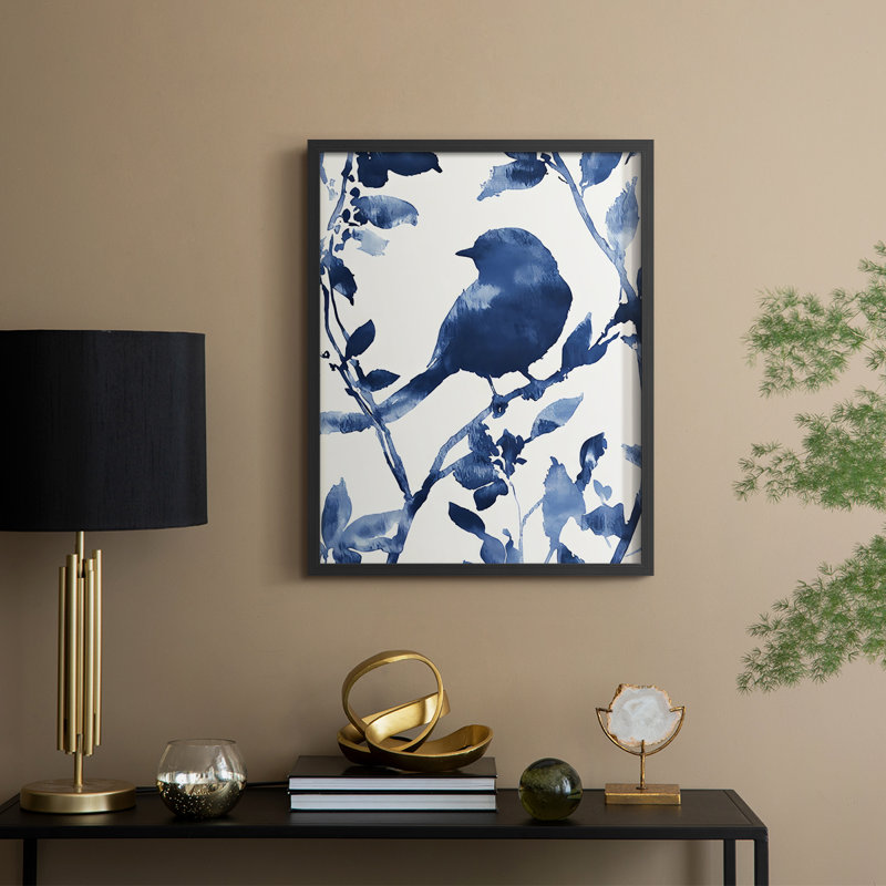 FLORAL Series DLXVI - reproduction encadrée de qualité supérieure - prête à être accrochée - aucun clou requis