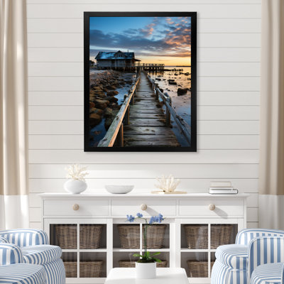 Adelphi Pier and Dock Rustic I, reproduction d'art sur toile