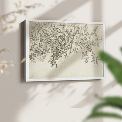 Vintage Sketch Work-XLVIII -Framed Print - Restickable