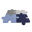 Coussins de verrouillage SoftScape, 4 pièces - bleu marine / bleu poudre-121256135