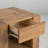 Oak Finish End Table