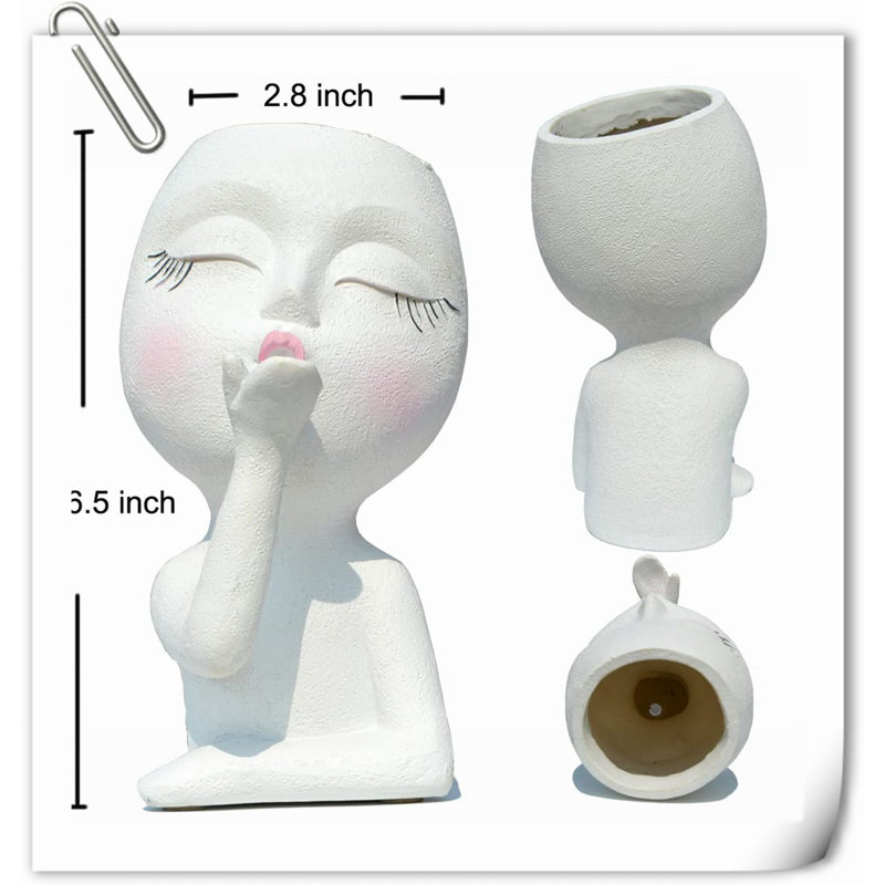 Vase de table Kalesia, Blanc