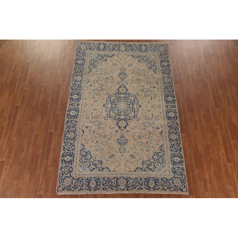 Tapis traditionnel rétro en laine 6 x 10