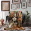 Hippie Soul Steampunk Oasis - couverture en sherpa de qualité supérieure 1 pièce - reproduction d'art luxueuse-96939203