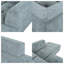 Canapé modulaire en chenille 112,2 po-385146422