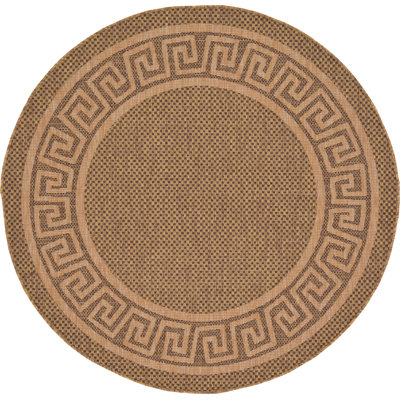 Tapis d'intérieur / extérieur brun Flint