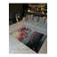 Tapis décoratif tissé à l'huile sur fond rose-431034590