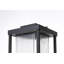 Melbourne 6 Inch Outdoor Post Light in Black
