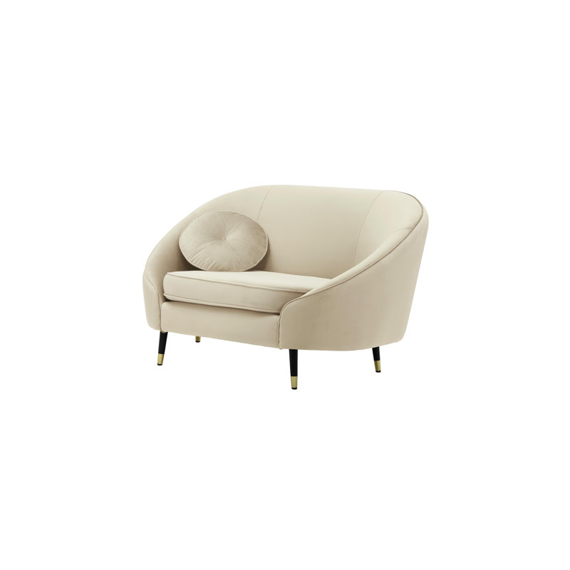 Glencoe Upholstered Armchair, Beige