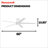 Graceshire 60" White Ceiling Fan with LED Light and Remote-122613081-122613082