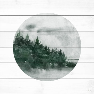 « forest crépuscule », impression sur bois