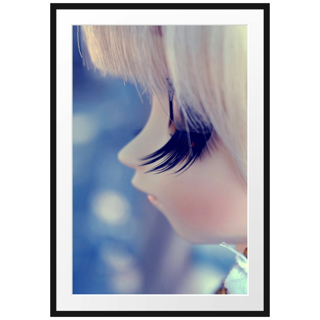 Gerahmtes Poster Pullip-Püppchen mit Wimpern