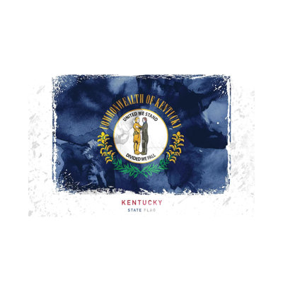 Kentucky 1 Piece Wrapped Canvas Painting