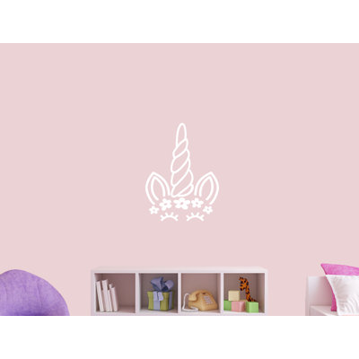 Adhésif décoratif silhouette de licorne