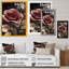 «Vintage Glam Rose III», art mural sur toile à motif floral-87348196-87348197