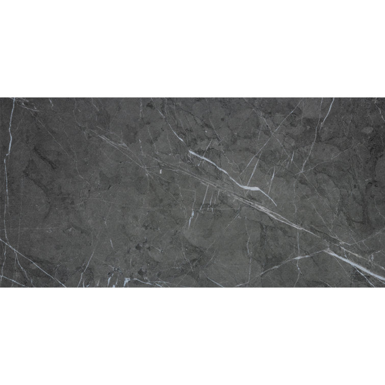 Penthouse 12" x 24" Porcelain Marble Look Wall & Floor Tile