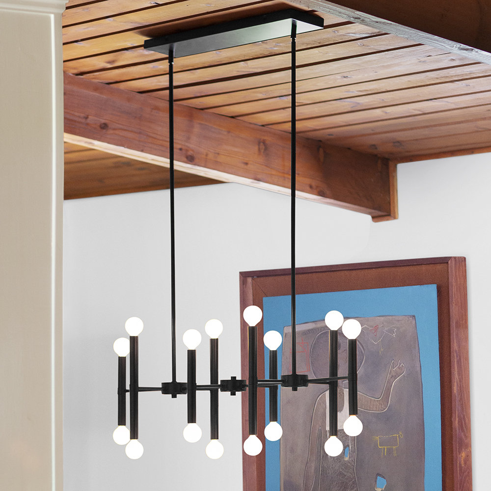 Jamir 16-Light Chandelier, Black